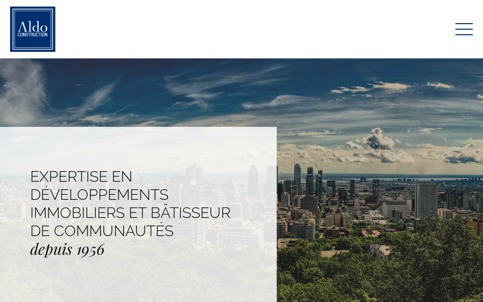 aldoconstruction.ca/ screen capture