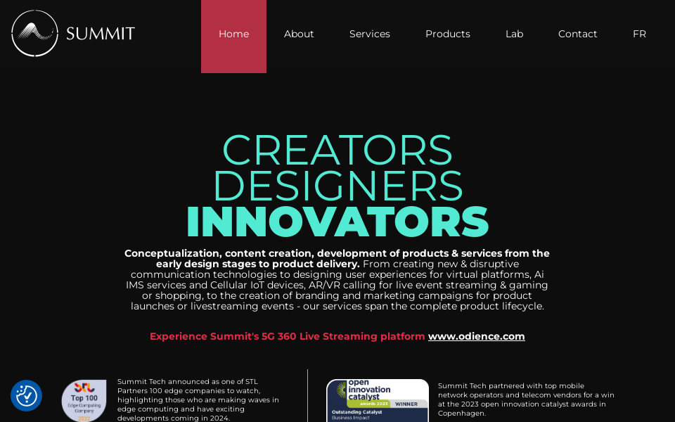 summit-tech.ca/ screen capture