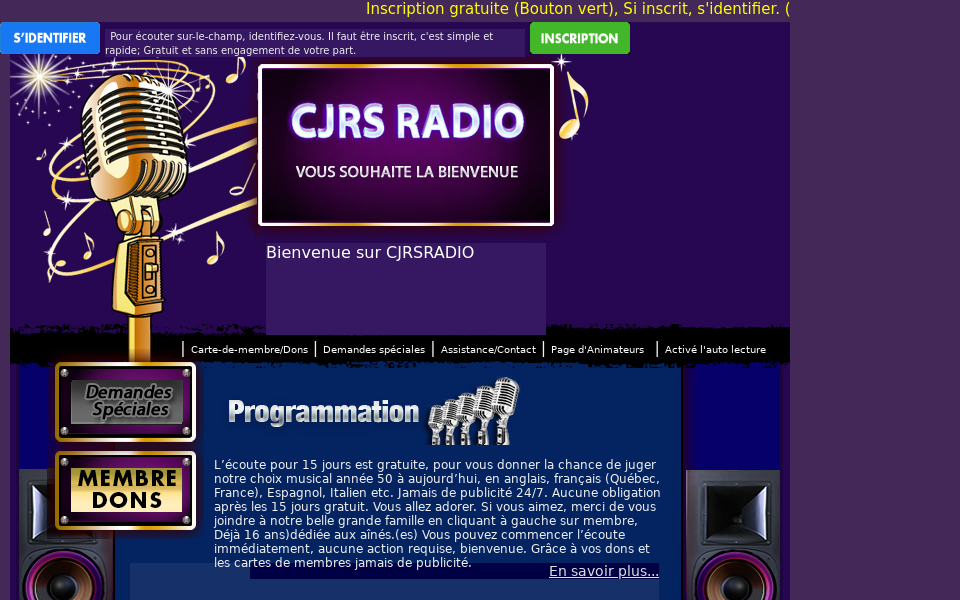 www.cjrsradio.com/ screen capture