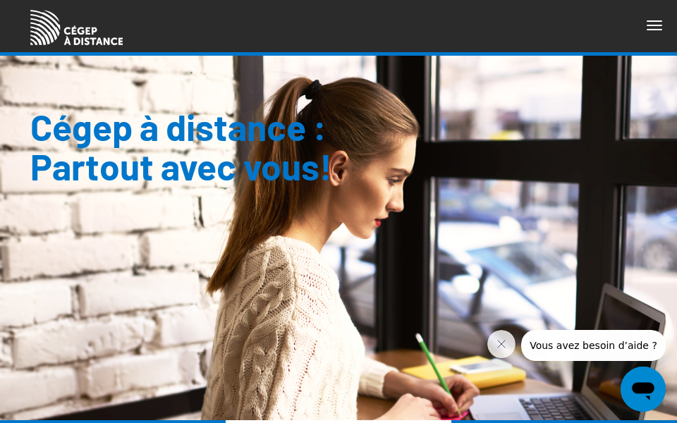 cegepadistance.ca/ screen capture