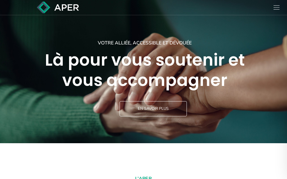 aper.qc.ca/ screen capture