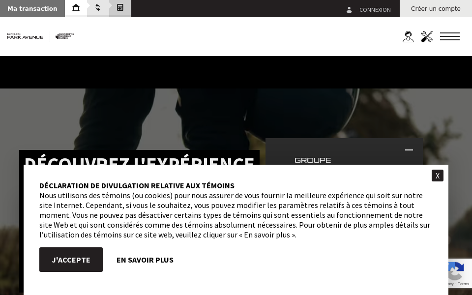 groupeparkavenue.com/ screen capture