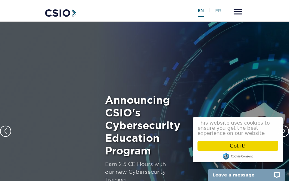 csio.com/ screen capture