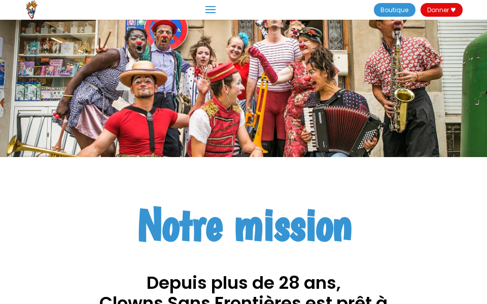 clownssansfrontieres.ca/ screen capture