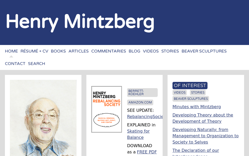mintzberg.org/ screen capture