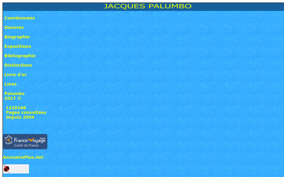 www.jacquespalumbo.com/ screen capture