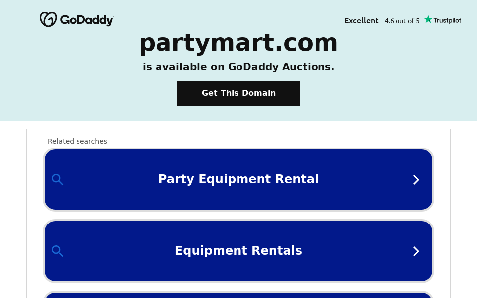 www.partymart.com/ screen capture