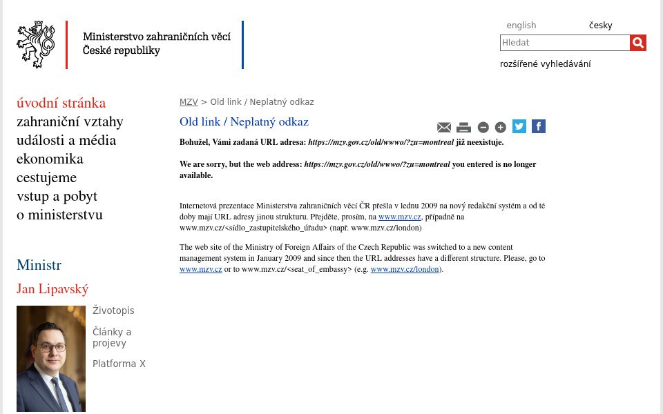 mzv.gov.cz/old/wwwo/?zu=montreal screen capture