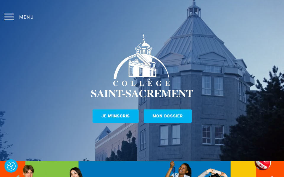 collegesaintsacrement.qc.ca screen capture