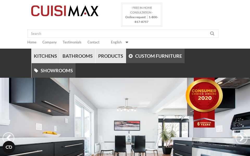 cuisimax.com/ screen capture