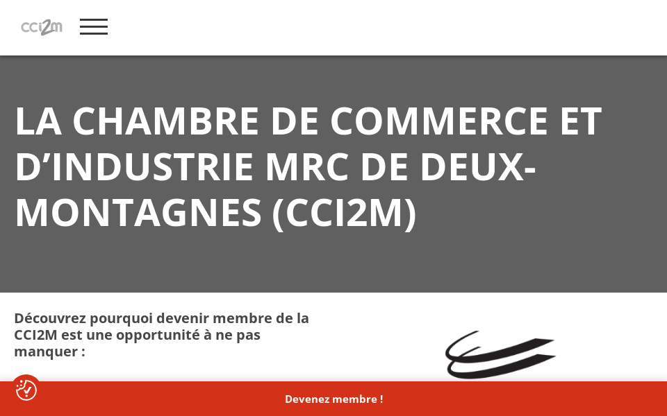 www.chambrecommerce.com/ screen capture