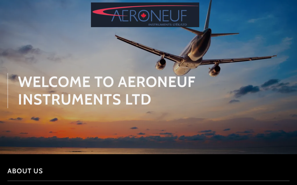 aeroneuf.com/ screen capture