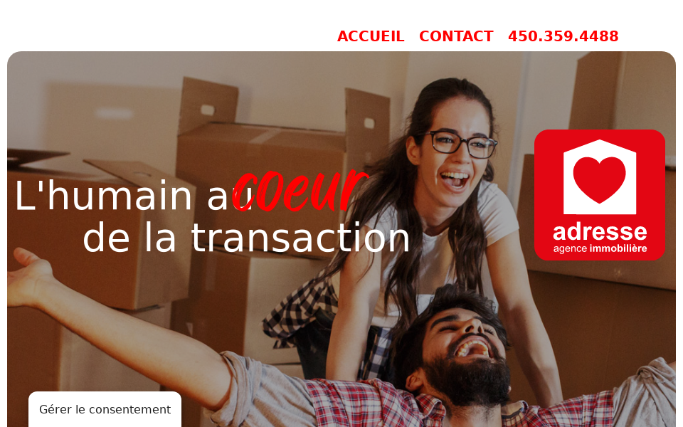 adresseimmobiliere.com/ screen capture