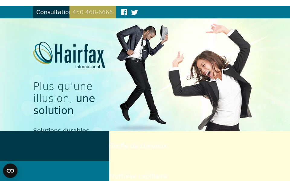 www.hairfax.com/ screen capture