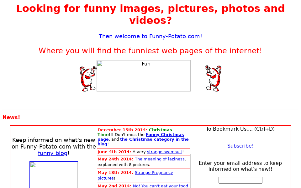 www.funny-potato.com/ screen capture