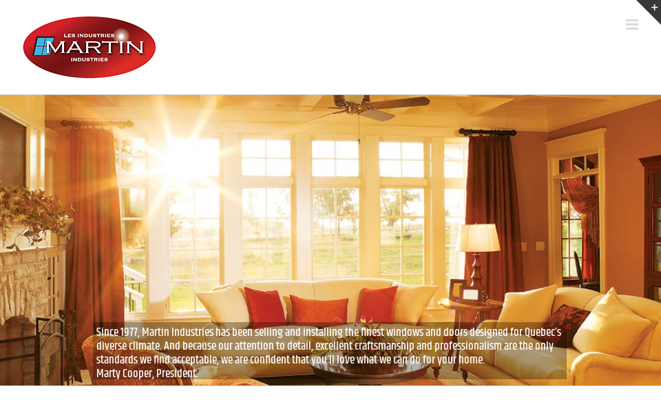 martinindustries.ca/en/ screen capture