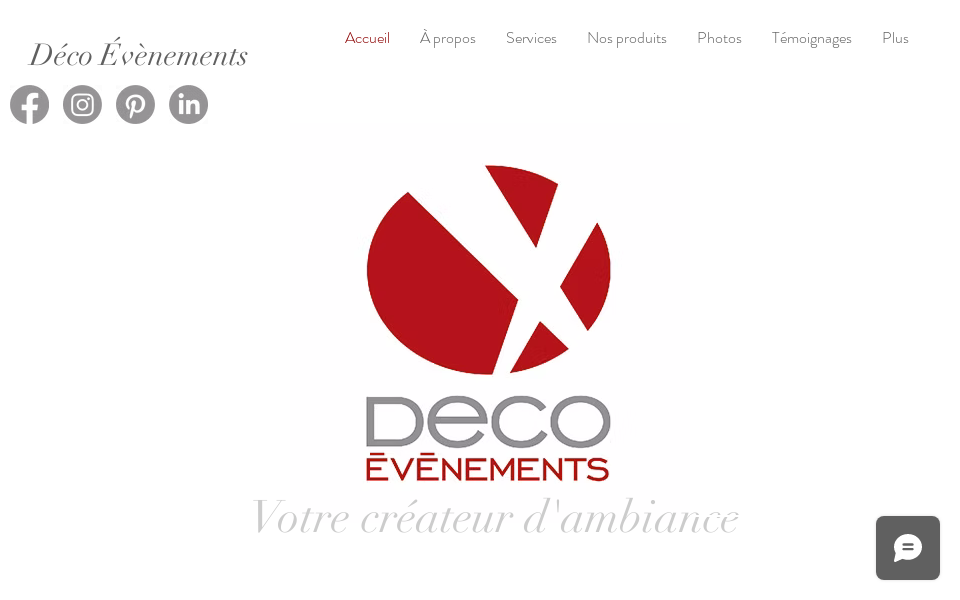 www.decoevenements.com/ screen capture