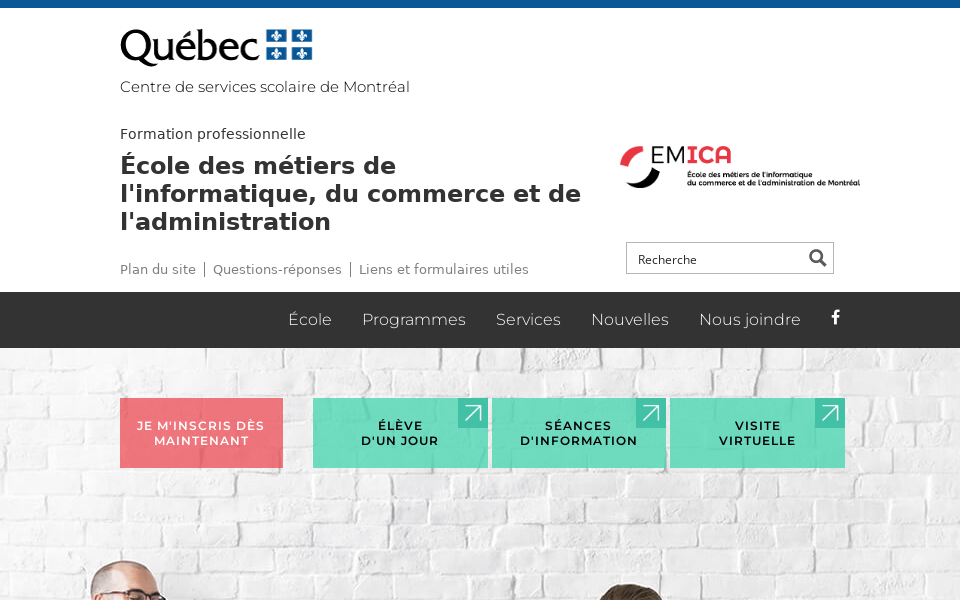 emica.cssdm.gouv.qc.ca screen capture