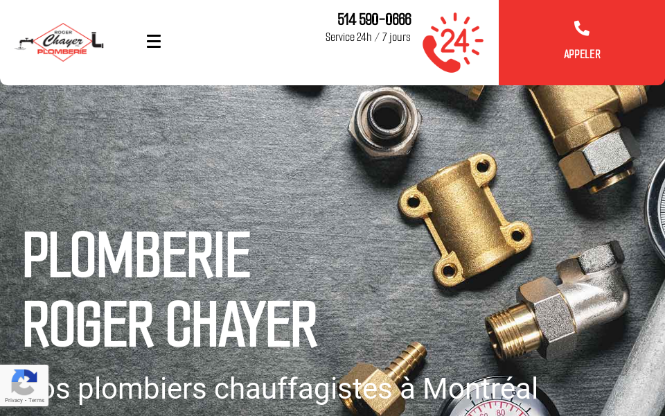 www.plomberiechayer.com/ screen capture