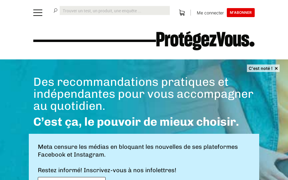 www.protegez-vous.ca/ screen capture