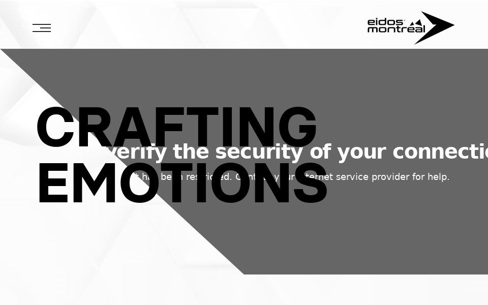 www.eidosmontreal.com/fr/ screen capture