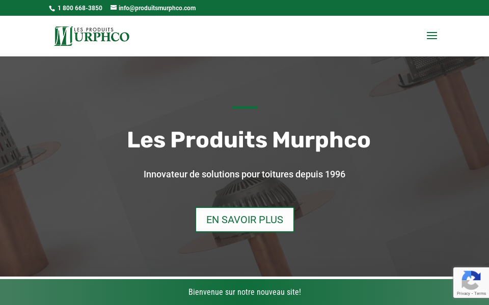 www.produitsmurphco.com/ screen capture