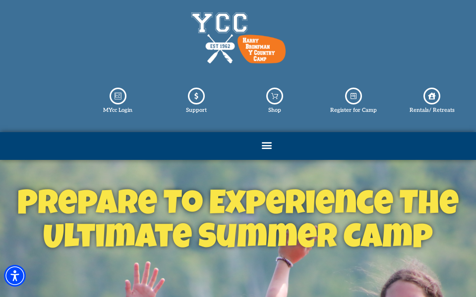 ycountrycamp.com/ screen capture