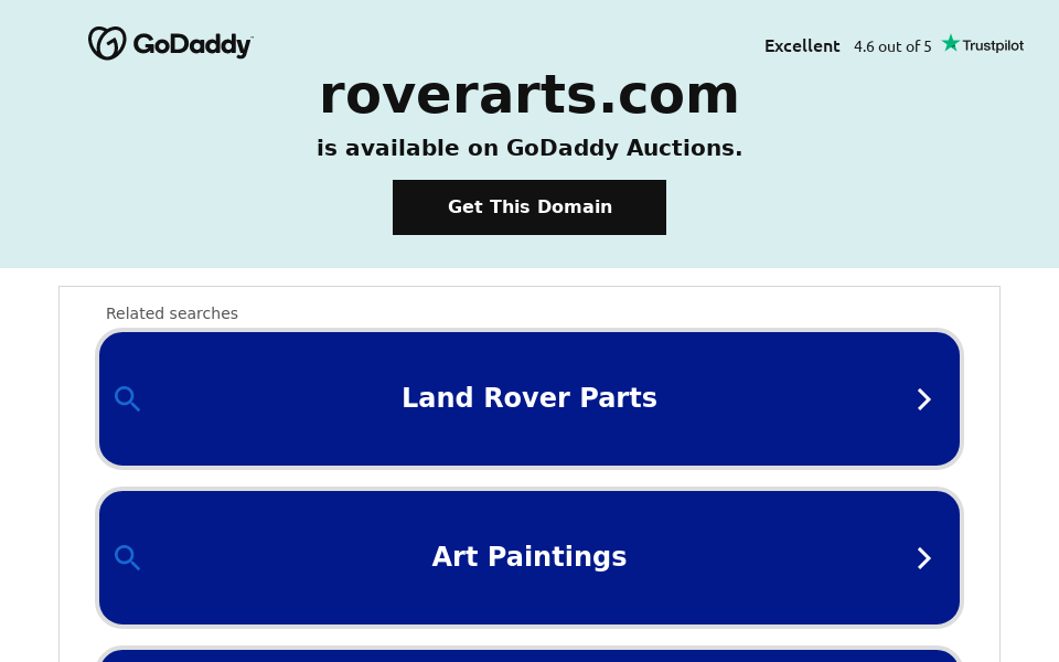 roverarts.com/ screen capture