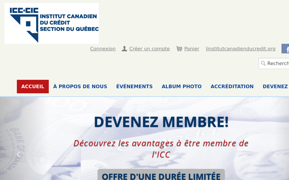 creditinstitute.org/Quebec screen capture