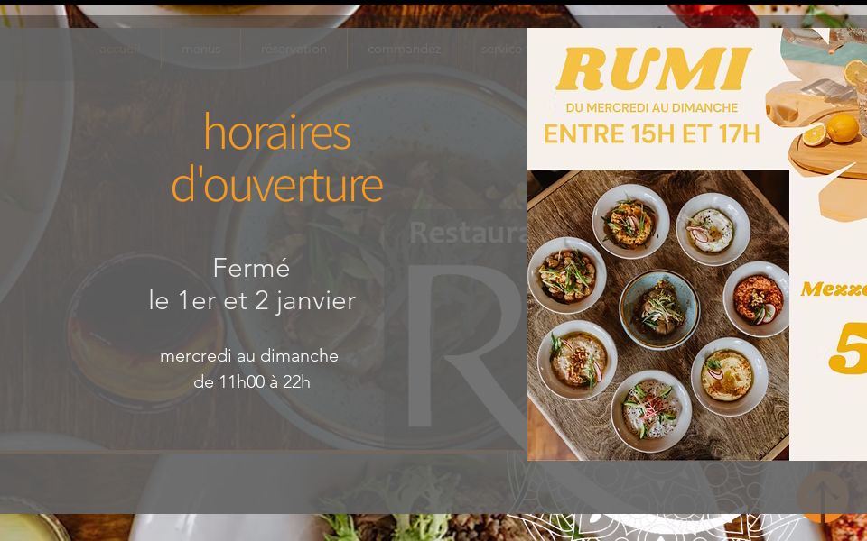 www.restaurantrumi.com/ screen capture
