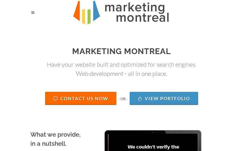 marketingmontreal.ca screen capture