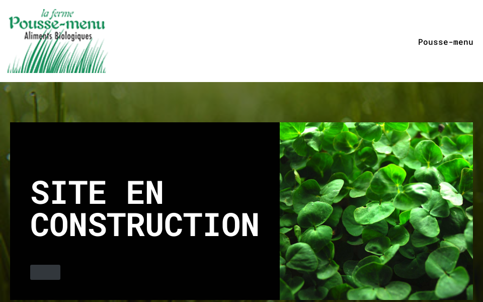 pousse-menu.com/ screen capture