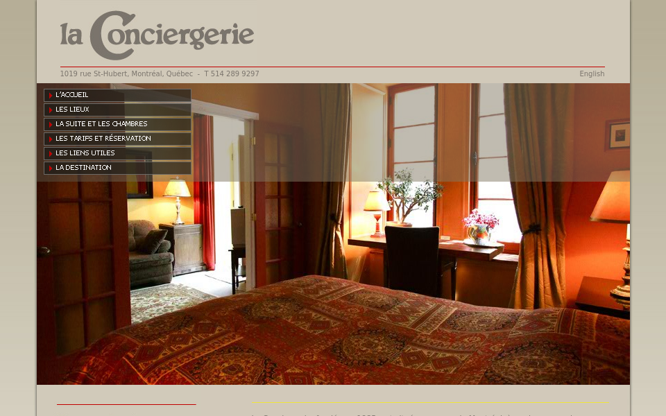 laconciergerie.ca/ screen capture