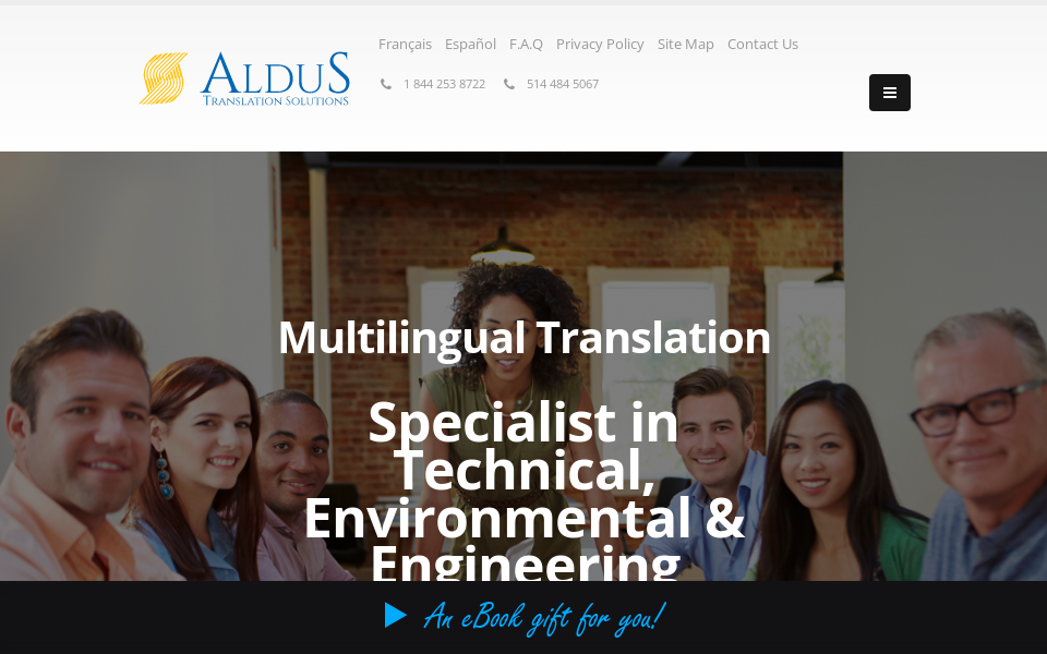 aldus.ca/ screen capture