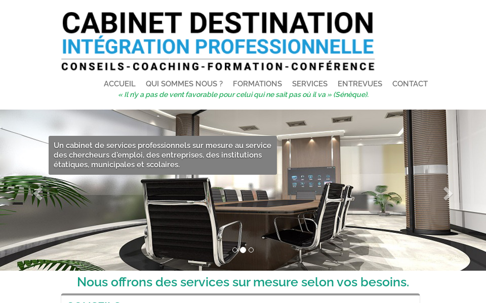 coachemplois.com/ screen capture