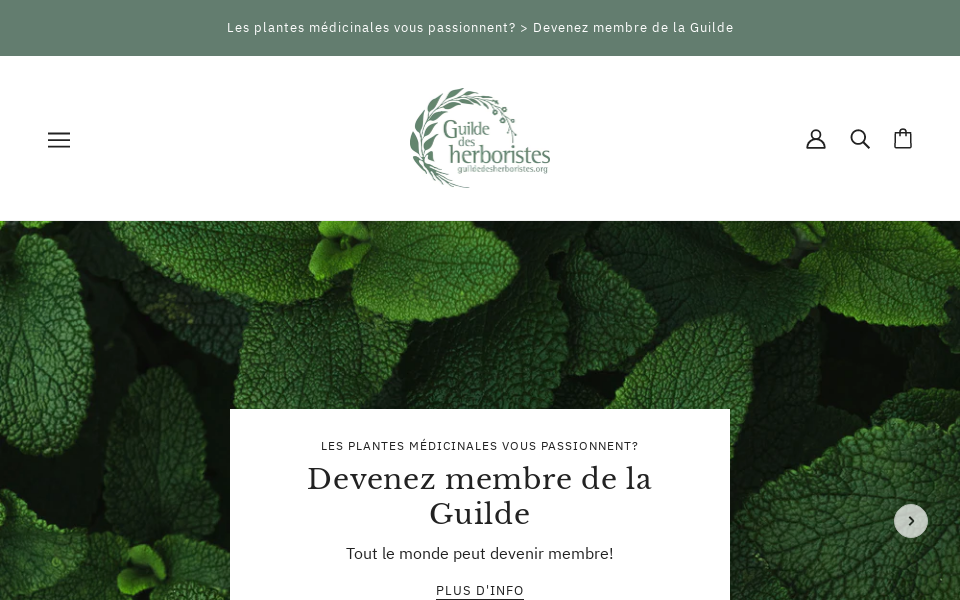 guildedesherboristes.org/ screen capture