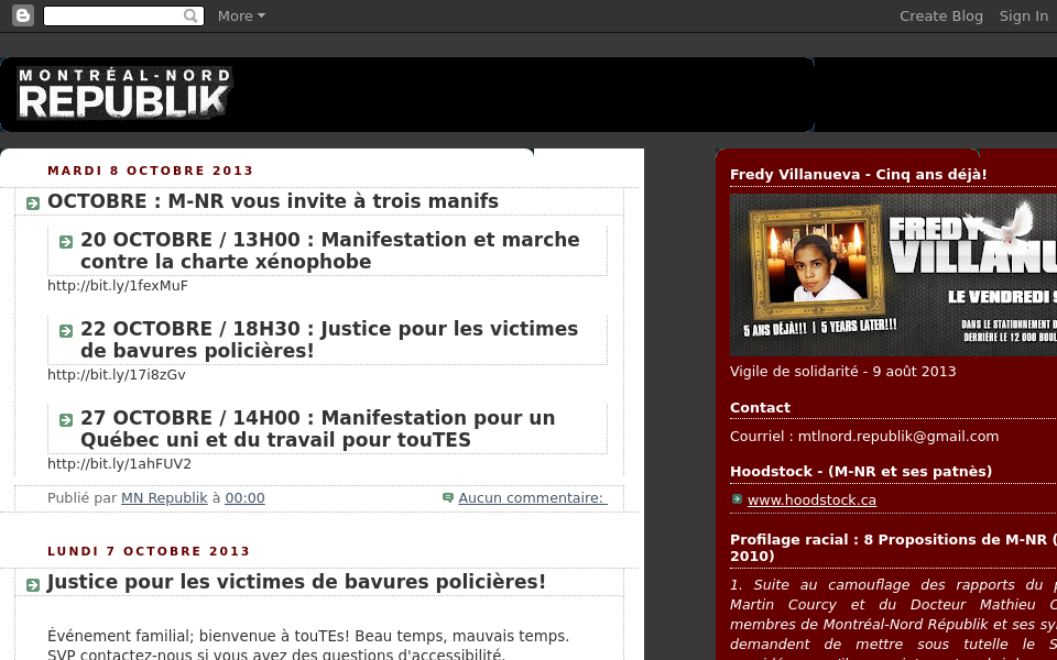 montrealnordrepublik.blogspot.com/ screen capture
