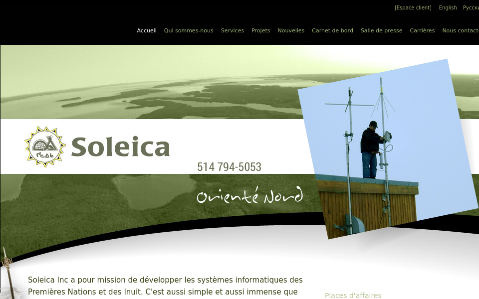 www.soleica.ca/ screen capture