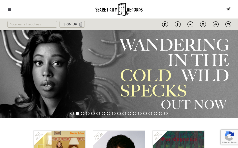 secretcityrecords.com/ screen capture