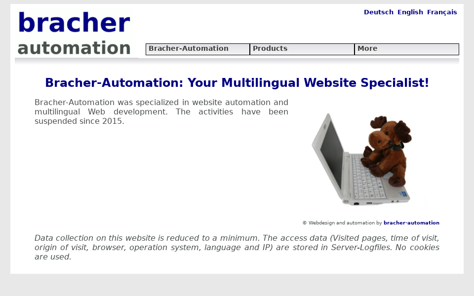 www.bracher-automation.com/ screen capture
