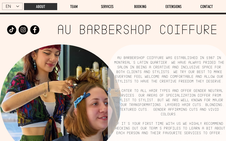 www.barbershopcoiffure.com/ screen capture