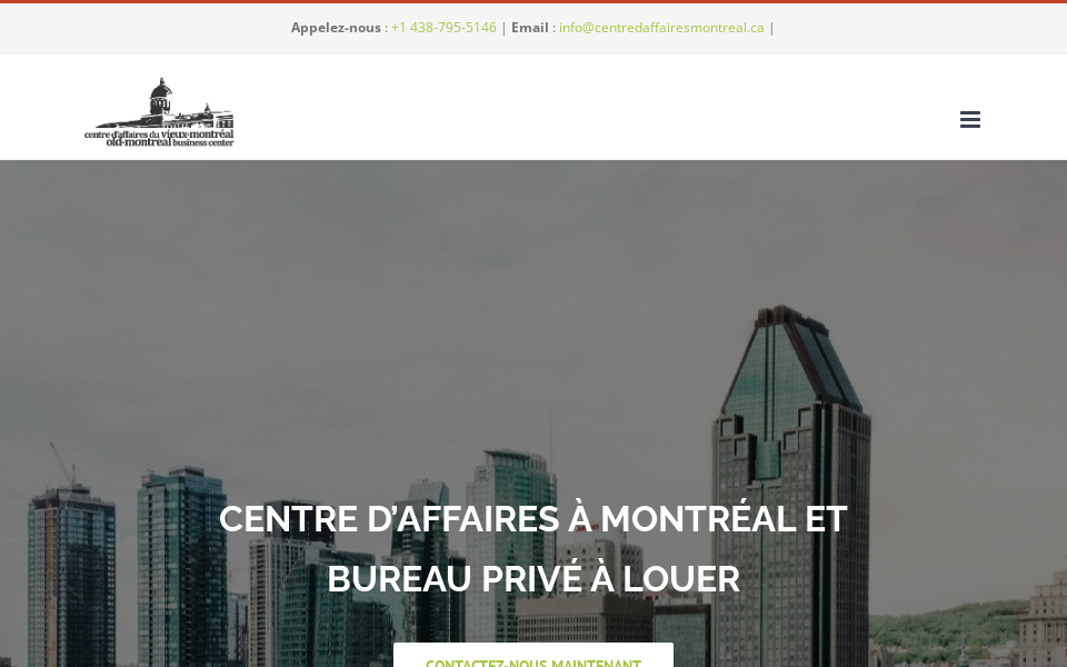 centredaffairesmontreal.ca/ screen capture