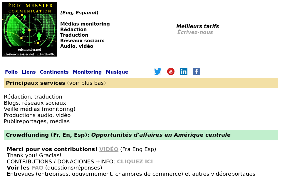 ericmessier.net/ screen capture