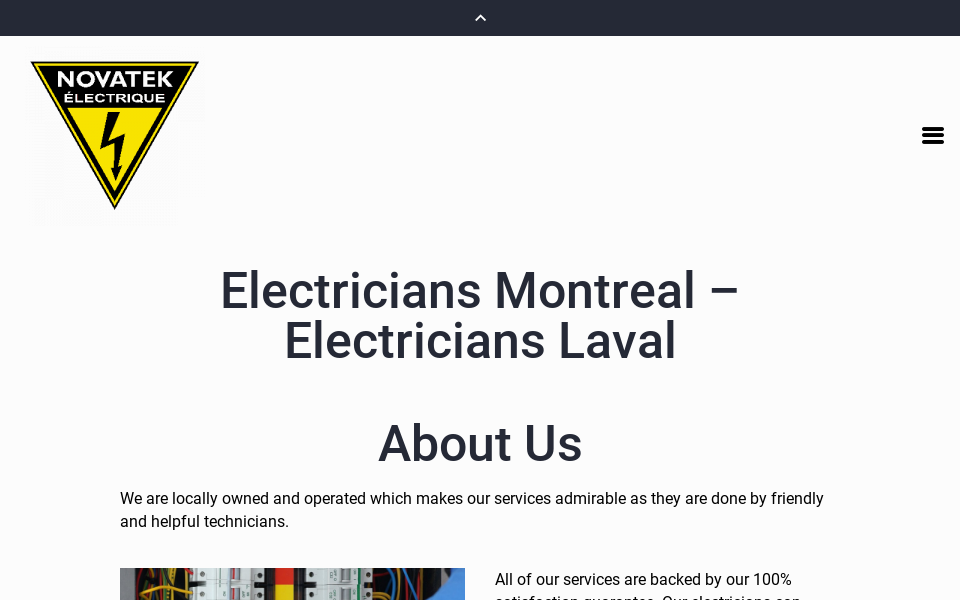 novatekelectric.com/ screen capture