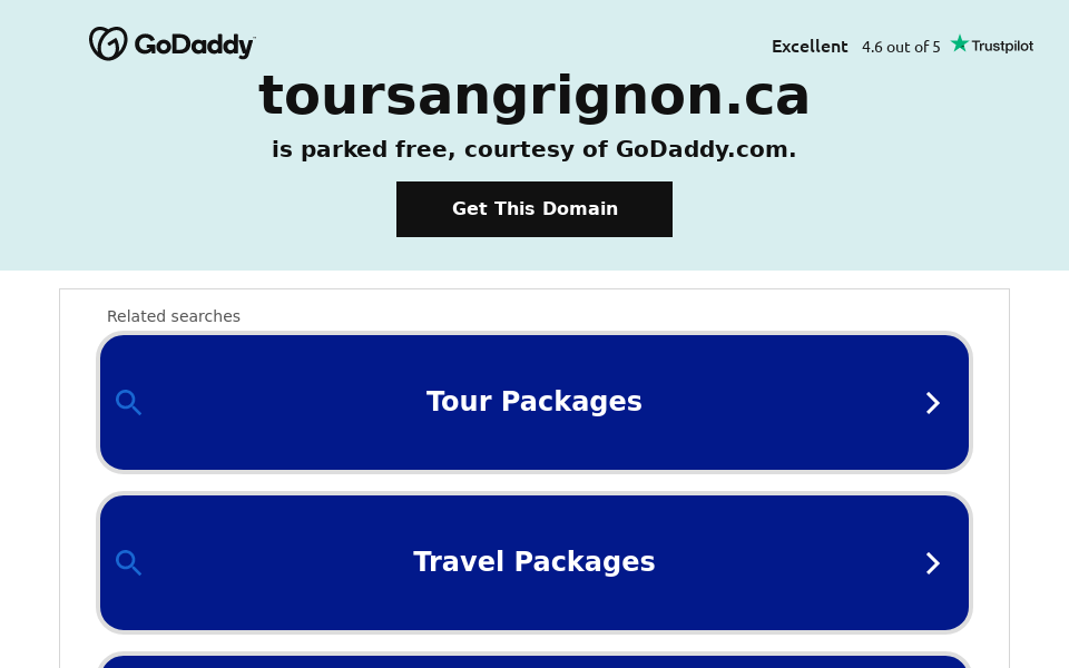www.toursangrignon.ca/ screen capture