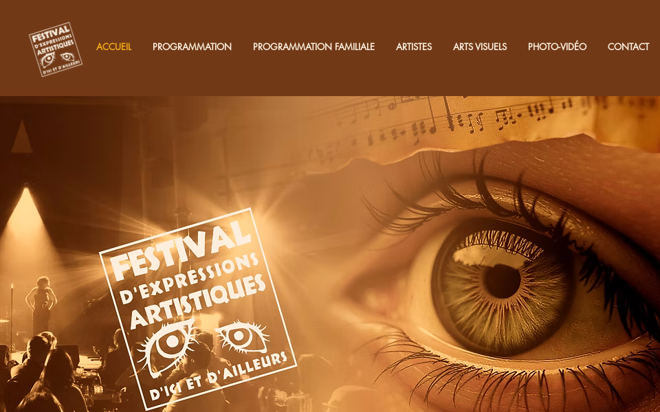 www.expressionsartistiques.org/ screen capture