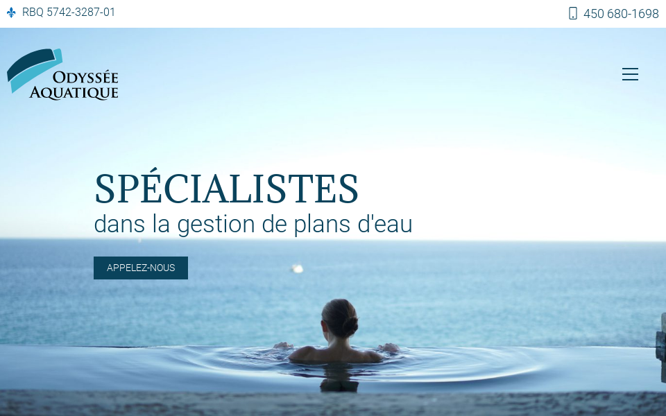 odysseeaquatique.com/ screen capture