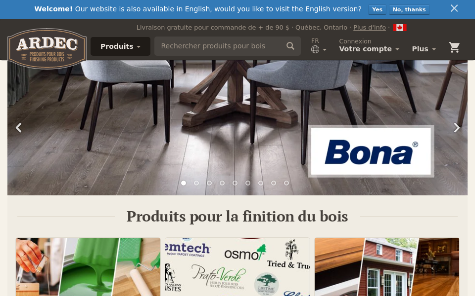 ardec.ca/ screen capture