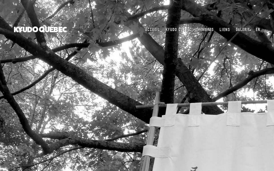 www.kyudoquebec.com/ screen capture
