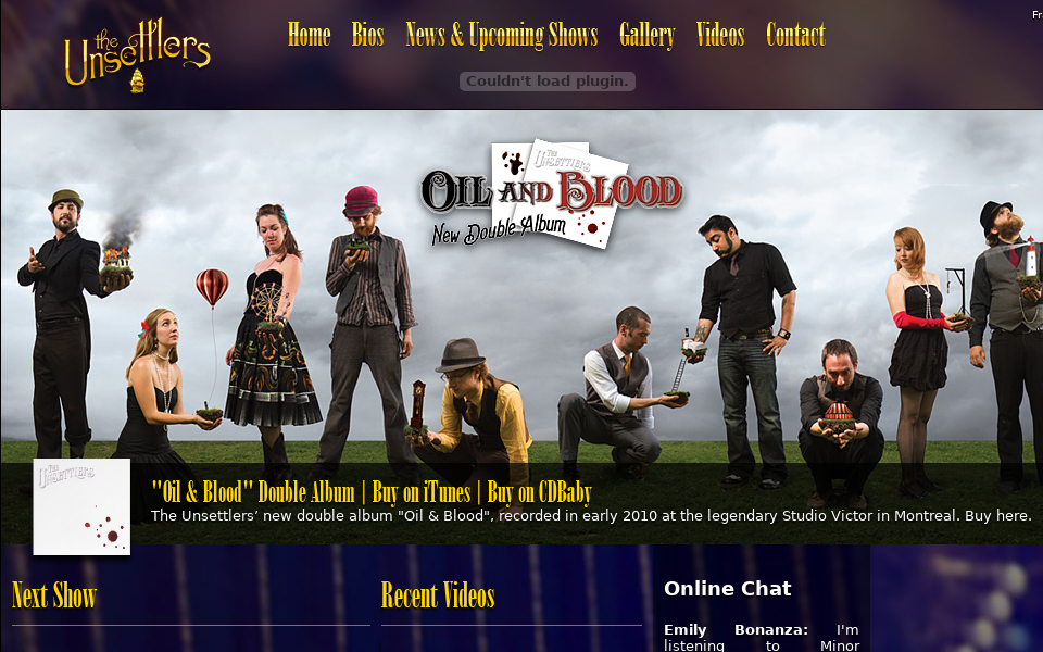 theunsettlers.ca screen capture